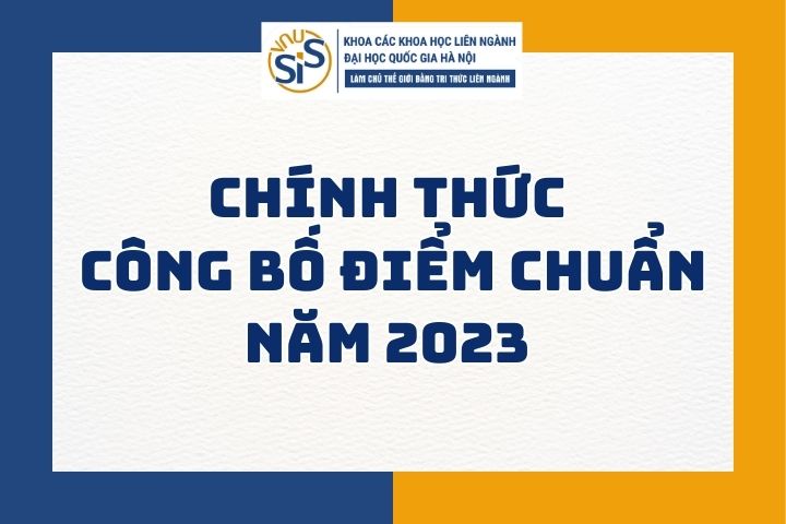 Điểm trúng tuyển (điểm chuẩn) đại học chính quy năm 2023